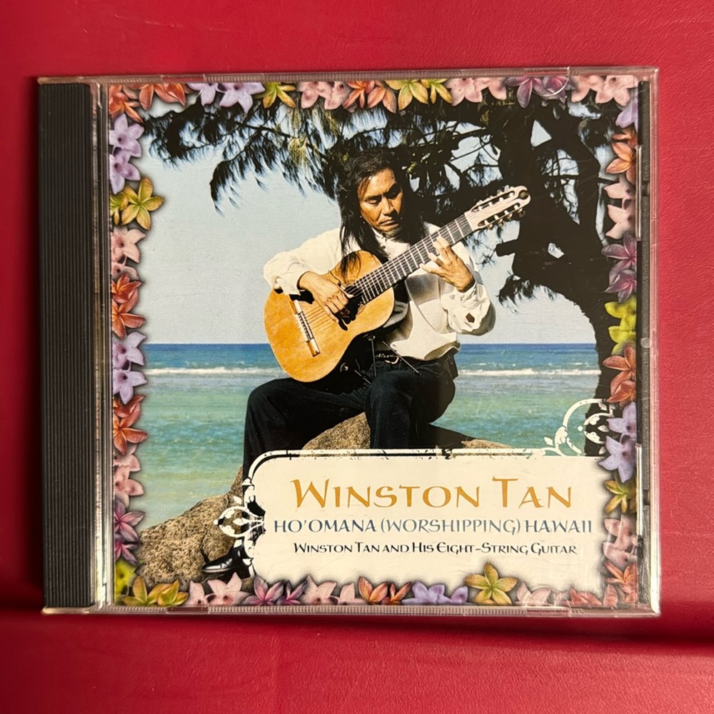 Winston Tan Ho’ Omana (Worshipping) Hawaii CD 2002 Golden Bell 8 String Guitar